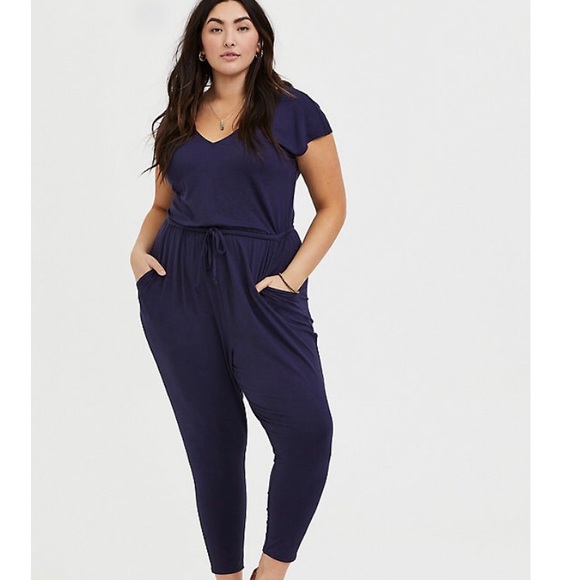torrid Pants - 🆕 Torrid NWT 2X Navy Jumpsuit